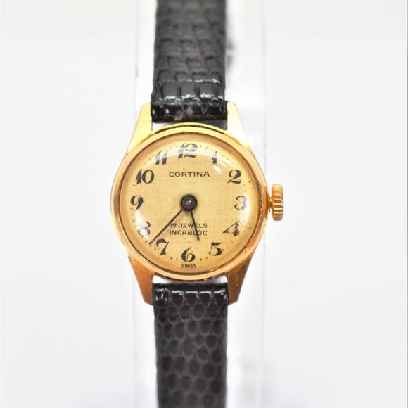 Vintage Swiss Cortina Ladies\' Watch Gold Plated main image 4